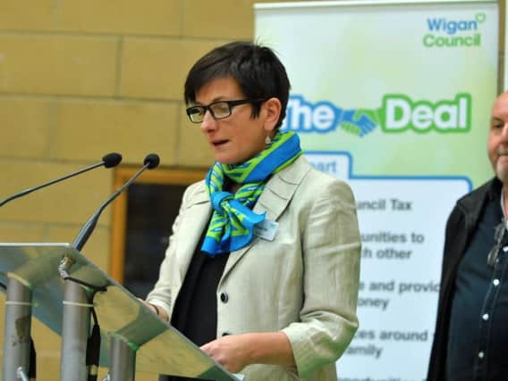 Wigan Council chief executive Donna Hall