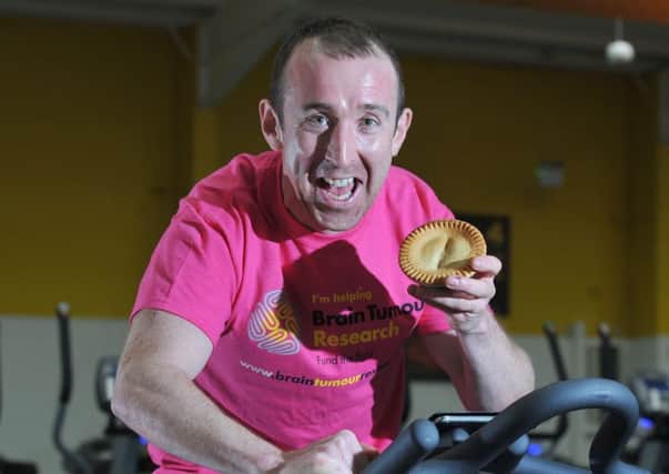 James Hinnigan will have pies and mint balls available at the spinathon