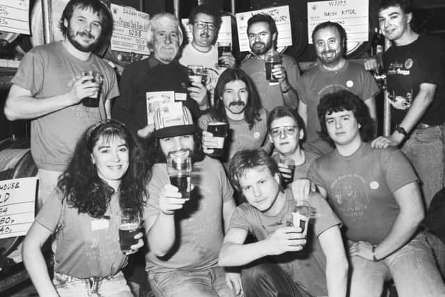 The launch of Wigan Beer Festival in 1990
