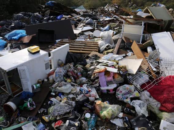 A third of all incidents consisted of a quantity of material equivalent to a "small van load"