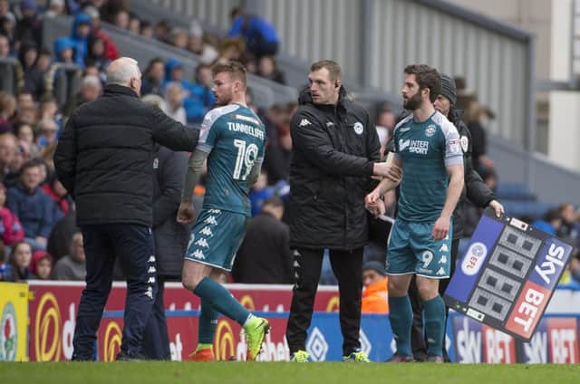 Confusion on the touchline at Ewood Park