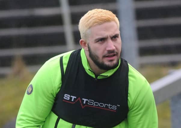 Romain Navarrete in training