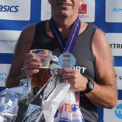 Tom Atkinson on finishing the Manchester Half Marathon for the Carly Fund