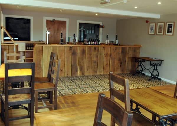 The tasting room at Wily Fox Brewery for which the firm has applied for a licence