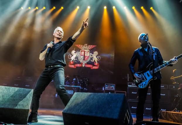 Thunder opened their new tour in Manchester