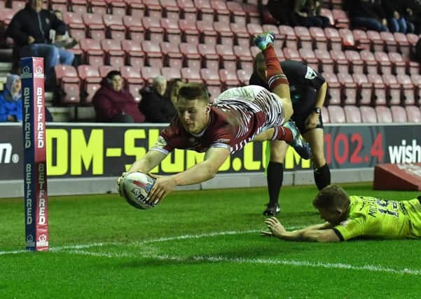 Tom Davies scored his side's third try