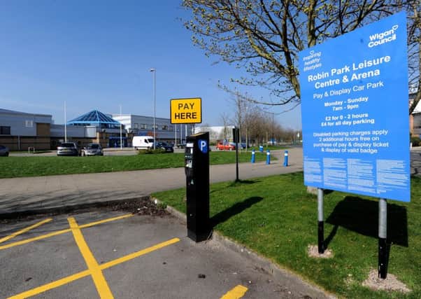 The new Pay and Display car parking now up and running at Robin Park Arena and Sports Centre