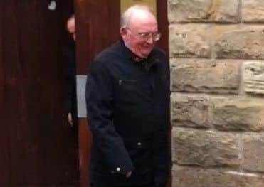 Fr Michael Higginbottom outside Ormskirk Magistrates' Court