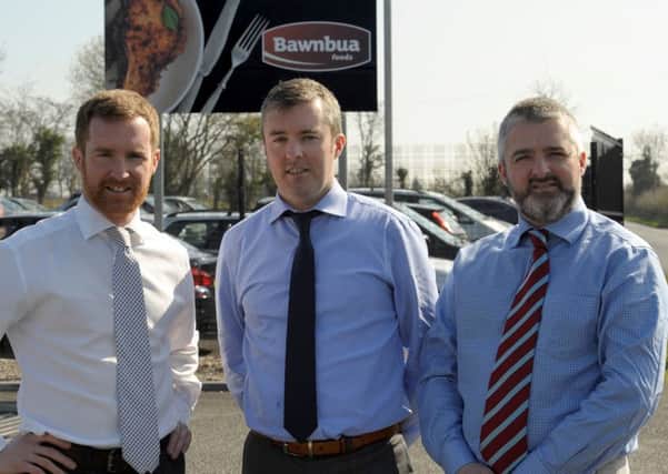 David, Martin and Gary White of Bawnbua Foods