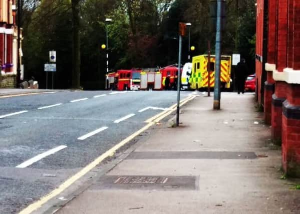 Emergency services on Kenyon Road