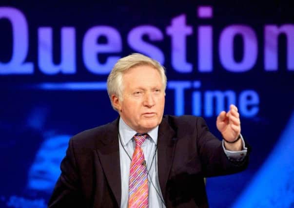 Question Time host David Dimbleby. (Photo: BBC).