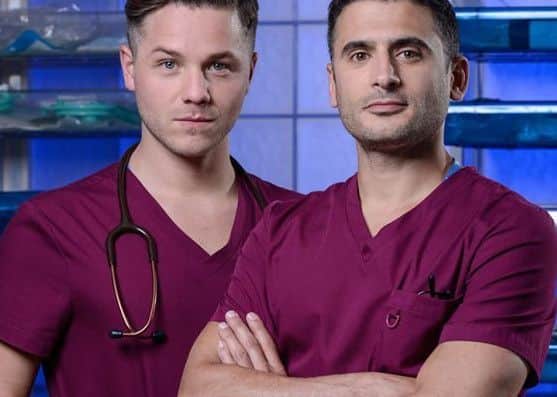 Dom and Isaac from Holby City involved in an LGBT domestic abuse storyline