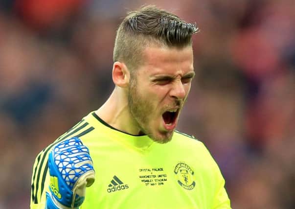 Manchester United goalkeeper David de Gea