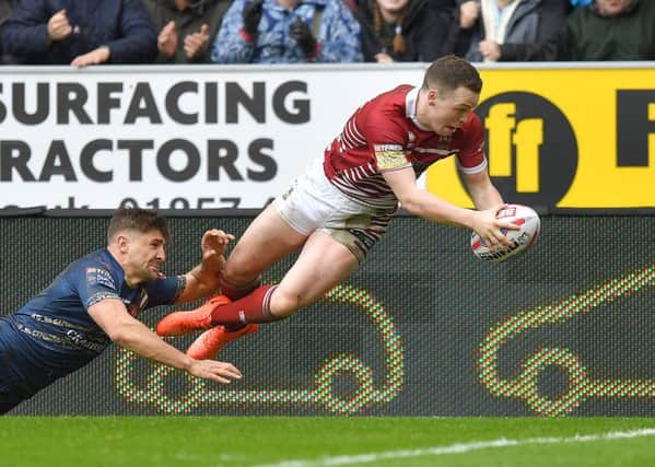 Liam Marshall crossed for two tries