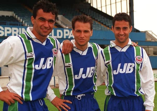 The 'Three Amigos' - Roberto Martinez,  Jesus Seba and Isidro Diaz