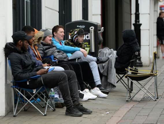 Waiting for the Adidas Yeezy Boost 350 V2 trainers