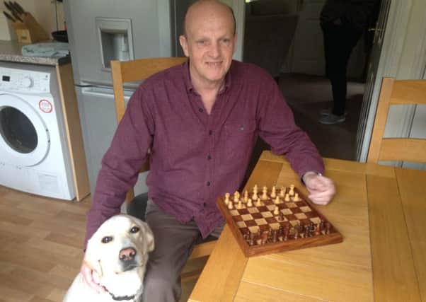 Partially-sighted chess ace Graham Pennington