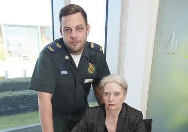 Consultant paramedic Dan Smith and Detective Chief Inspector Debbie Dooley