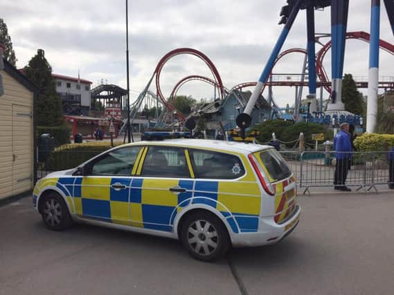 The Splash Canyon ride has been closed after reports of someone falling in the water