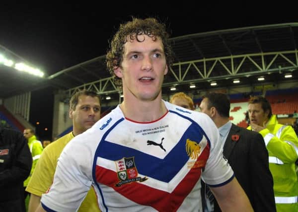 Sean O'Loughlin playing in the last GB Test, in 2007