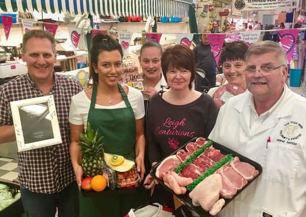 Leigh Market traders support Love Your Local Market