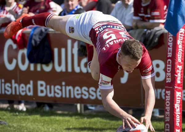 Liam Marshall helped Wigan to a winning start to their Challenge Cup campaign