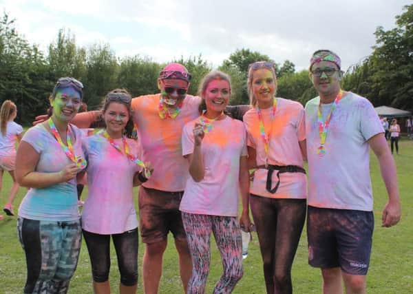 Participants in last year's Wigan and Leigh 5k Colour Run