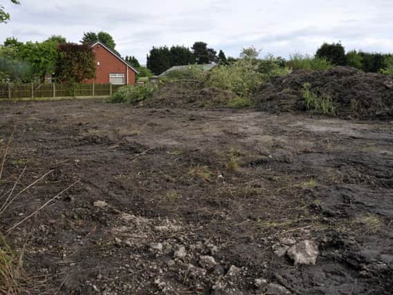 The site between Alder Lane and Green Lane in Hindley Green