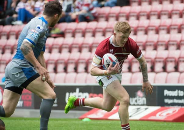 James Worthington scroed a try on his debut inside five minutes