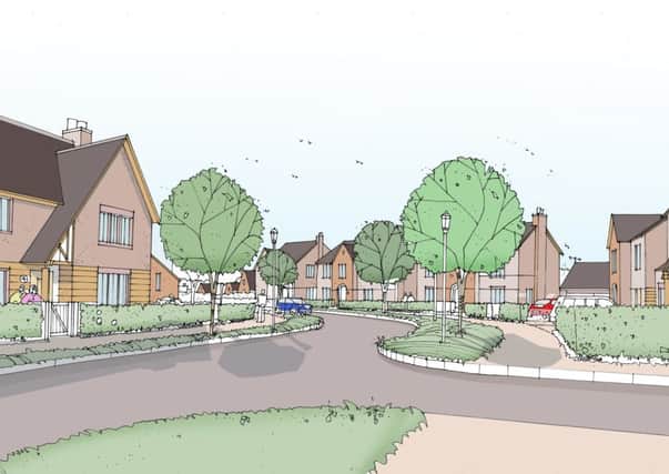 An artist's impression of what the Bloor Homes development at Almond Brook, in Standish, may look like