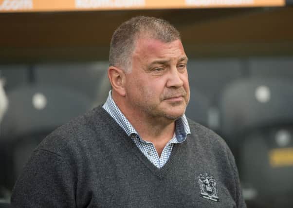 Shaun Wane had his weekly press conference yesterday
