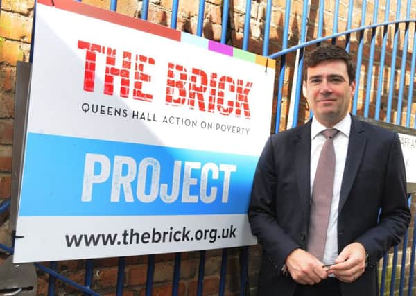 Greater Manchester Mayor Andy Burnham at The Brick