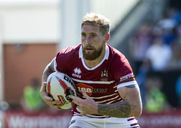 Sam Tomkins returned on the same ground where he played his last game