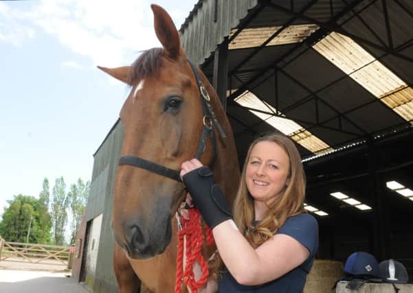 Carrie Byrom, centre manager at Parbold Equestrian Centre, is planning a 24-hour horse riding marathon