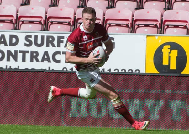 Joe Burgess crossed for two late tries against Widnes