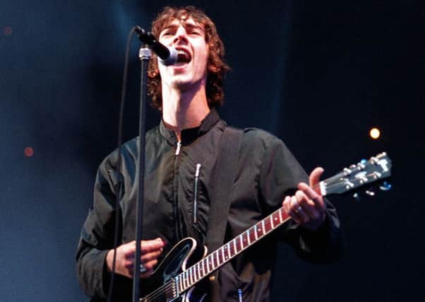 The Verve's lead singer Richard Ashcroft live in front of a home crowd at Haigh Hall in Wigan