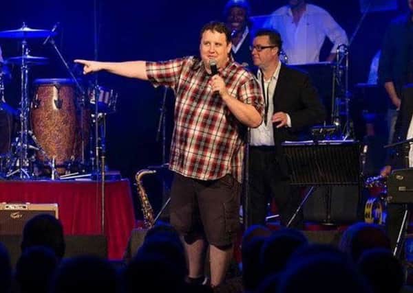 Peter Kay at Robin Park Sports Centre. Pictures by Dave Green