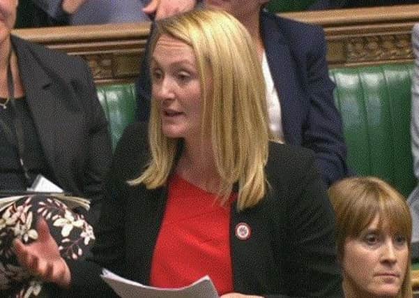 Jo Platt MP making her maiden speech in Parliament