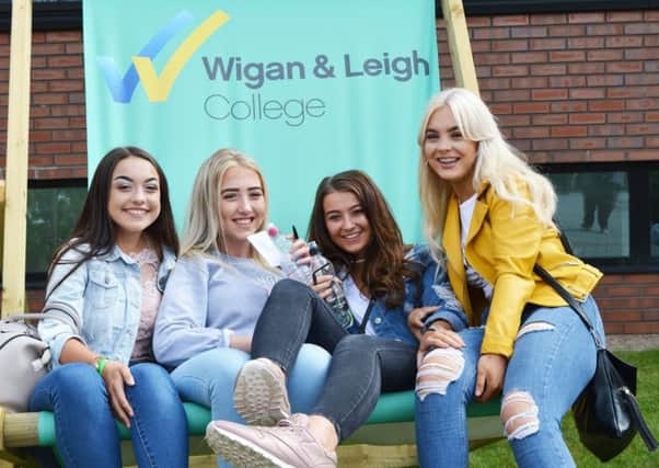 Standish High School pupils at Wigan And Leigh College