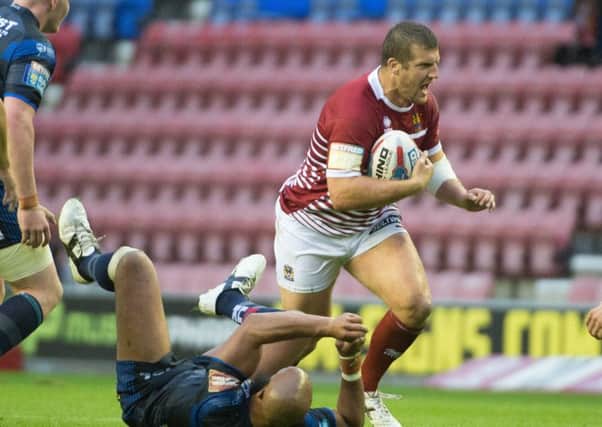 Tony Clubb is aiming for a first appearance at Wembley by helping Wigan beat Salford on Sunday
