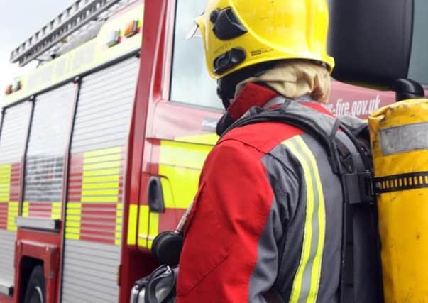 Firefighters from Leigh attended