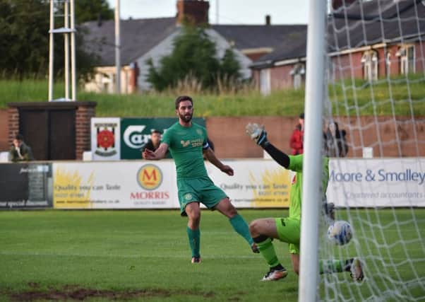 Will Grigg was on fire at Chorley on Tuesday night
