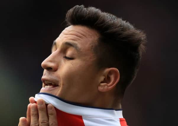 Arsenal striker Alexis Sanchez