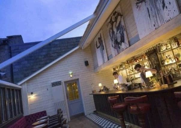What the Revolution Bar's rooftop bar might of looked like