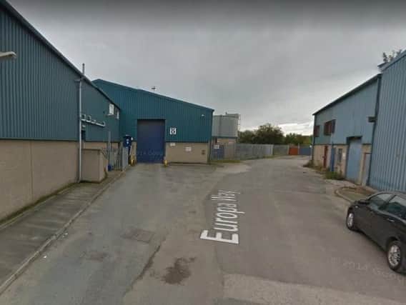 Emergency services were called out to the Lune Industrial Estate