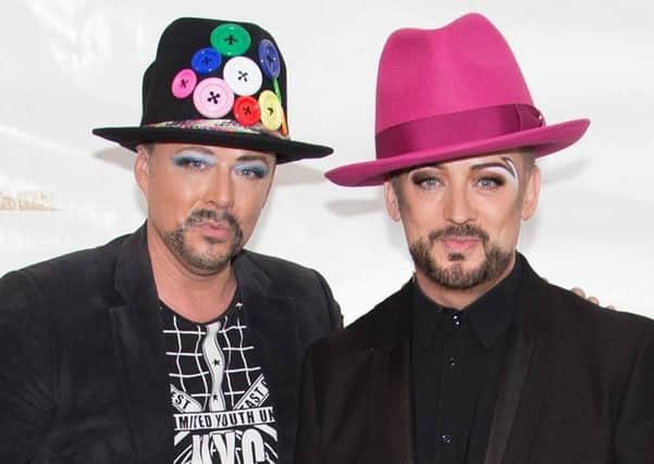 Wigan singer and Boy George tribute act Paul Sutton meets Boy George
