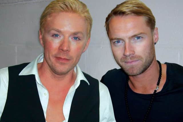 Paul Sutton with Ronan Keating