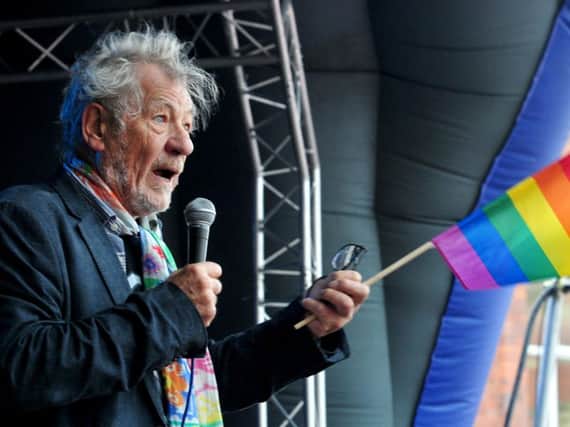 Ian McKellen at the Pride Festival 2017
