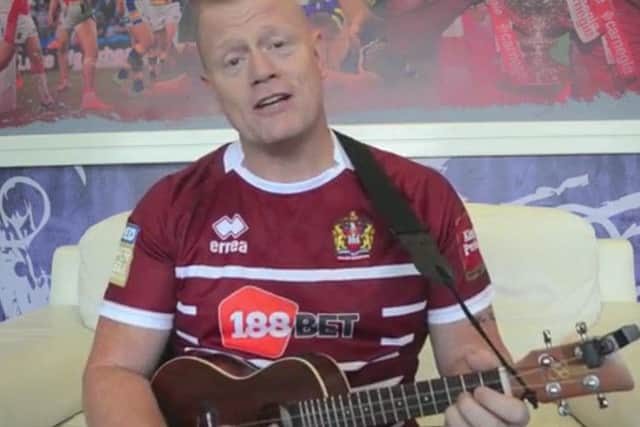 Paul Holden, the Wigan Warriors fan who wrote their Wembley cup final song