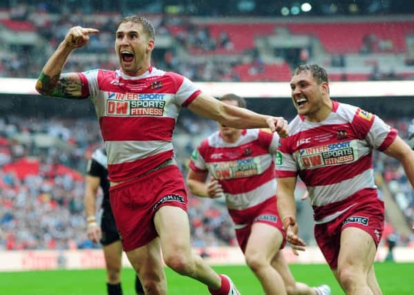 Sam Tomkins crossed for a solo try in 2013